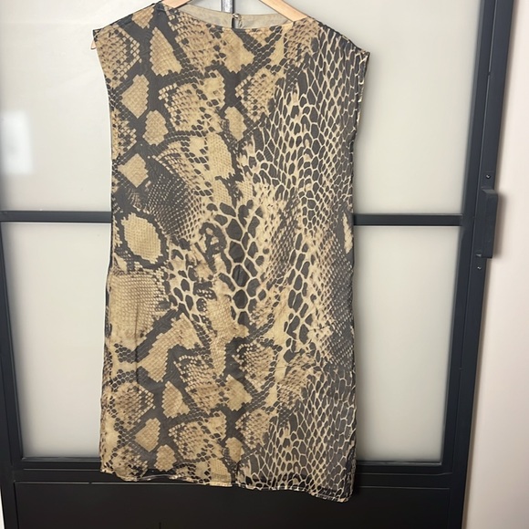 ANN MASHBURN Dresses & Skirts - Ann Mashburn Silk Animal Print Dress Size XS